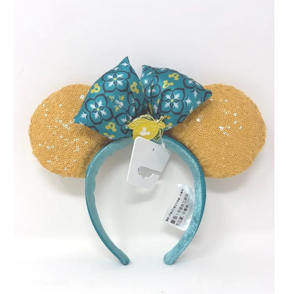 New DISNEY PARKS Lemoncello Epcot Italy Pavillion Minnie Mouse ears